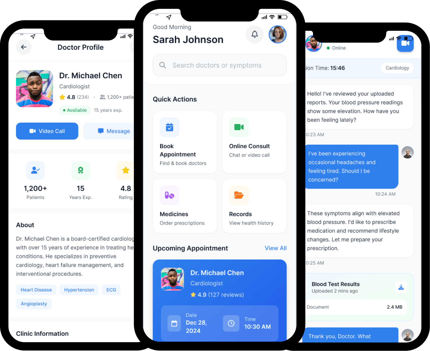 MediConnect: Healthcare App UI Design